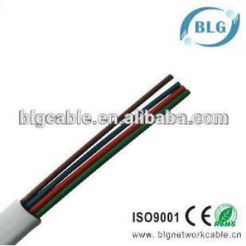 RJ 11 connector flat telephone cable wire